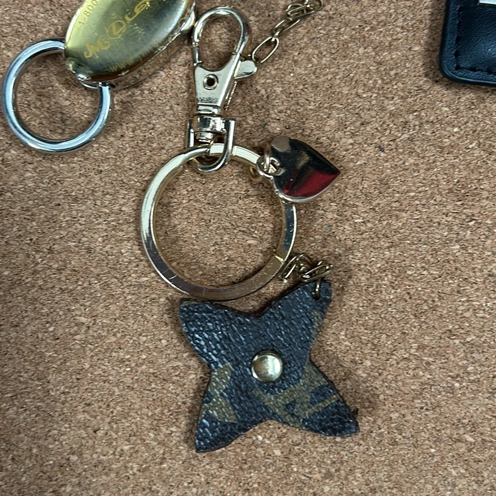 Various car key chains Mercedes Porsche Lexus, LV print